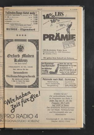 Zur Seitenansicht 1985